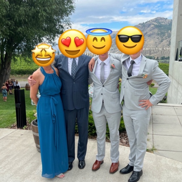 Bridal Teal Pantsuit size 6 - Picture 1 of 2